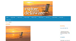 Desktop Screenshot of explorecoastaldelaware.com