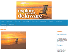 Tablet Screenshot of explorecoastaldelaware.com